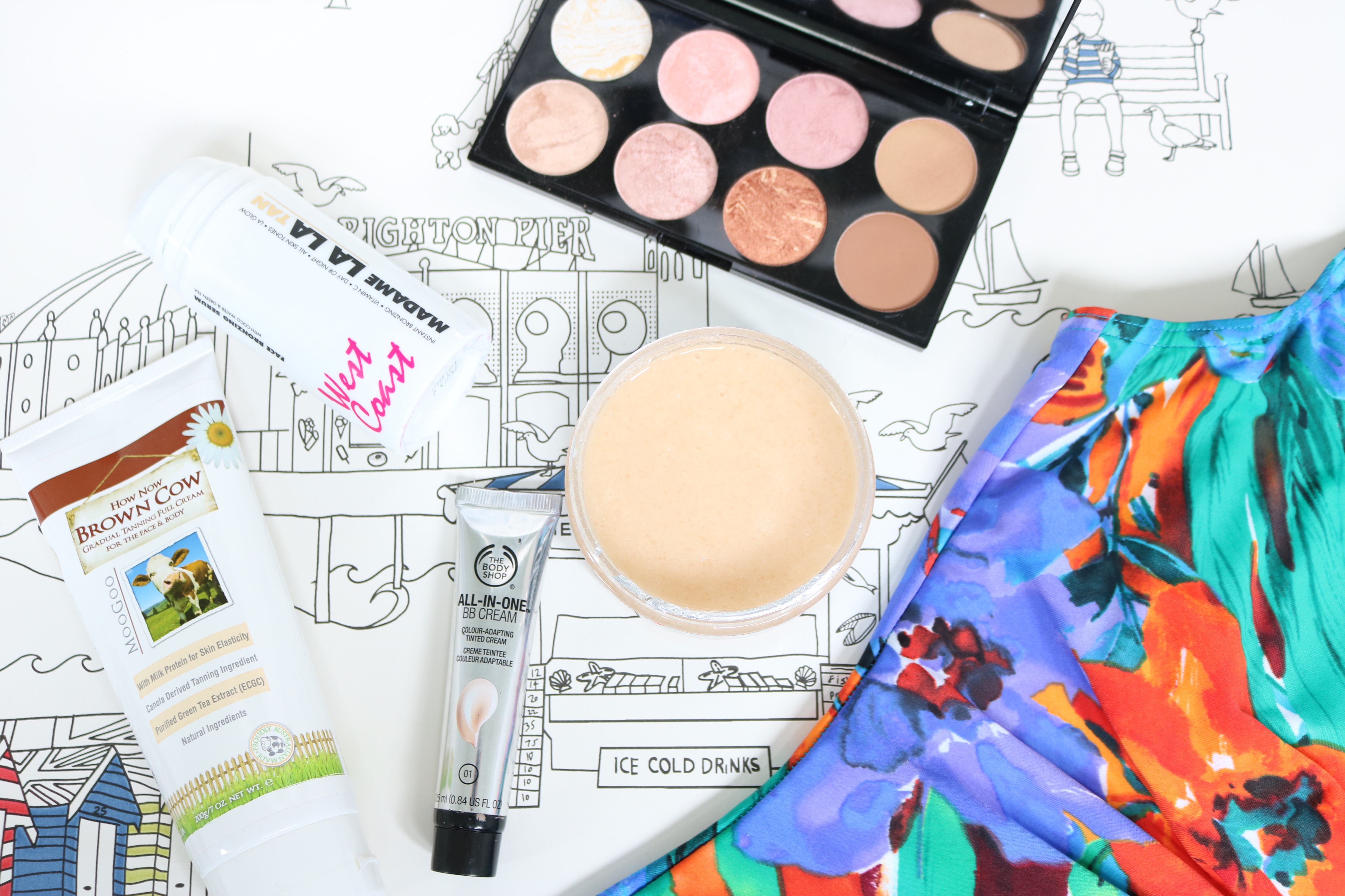 Jodetopia, Get Summer Ready, Makeup Revolution, Madame LA LA, MooGoo, Urban Tan Glamour Grit, The Body Shop, MiracleSuit