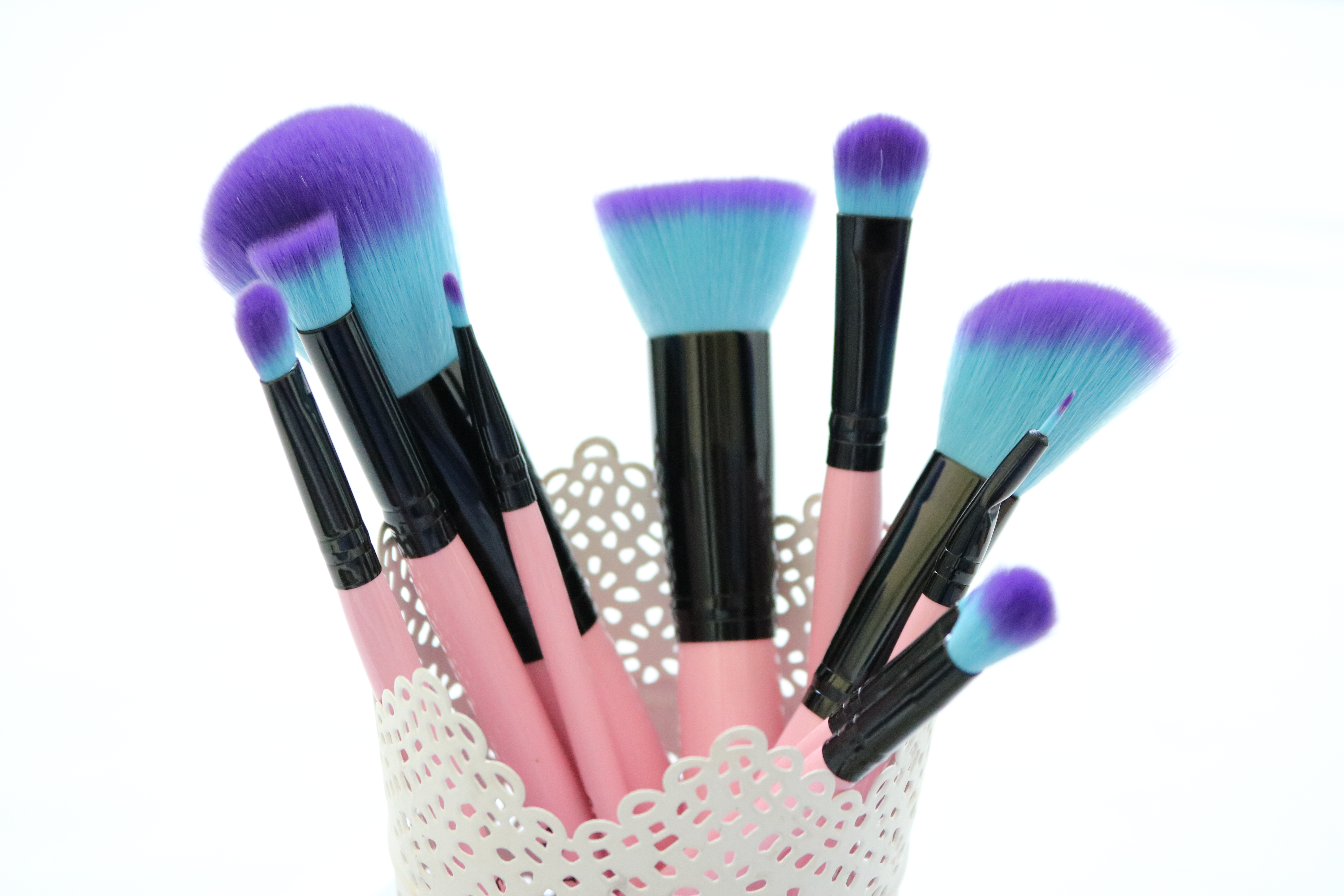 Spectrum Collections, Makeup brushes, 10 piece essential kit, Jodetopia