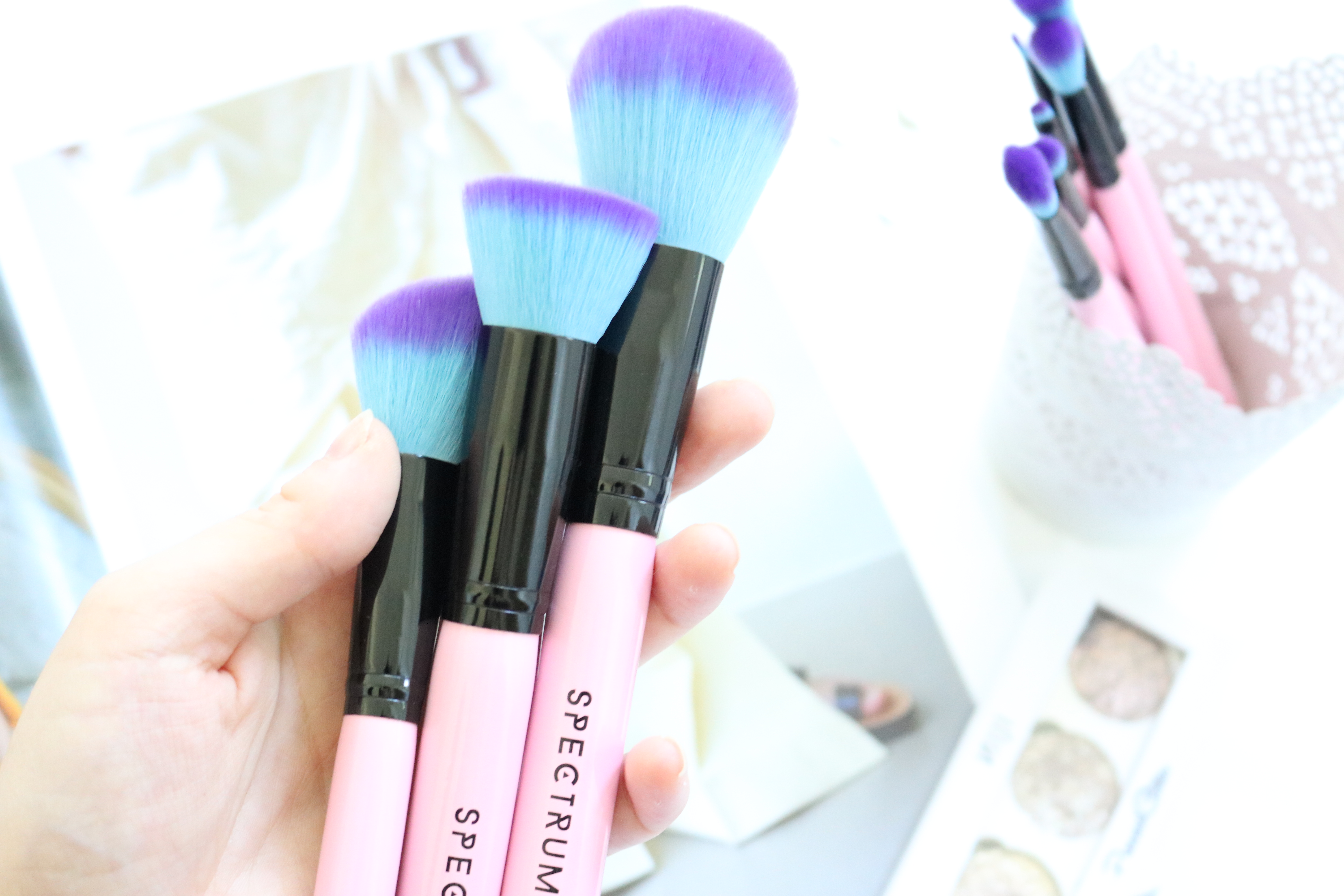 Spectrum Collections, Makeup brushes, 10 piece essential kit, Jodetopia