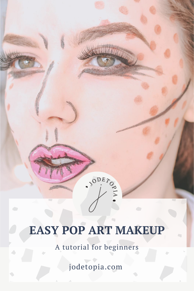 Easy Pop Art Makeup Tutorial For Beginners