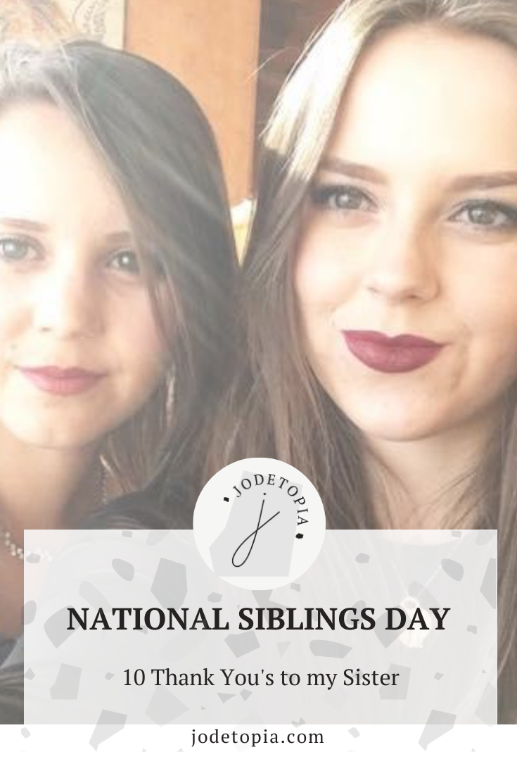 National Siblings Day - Pinterest Graphic
