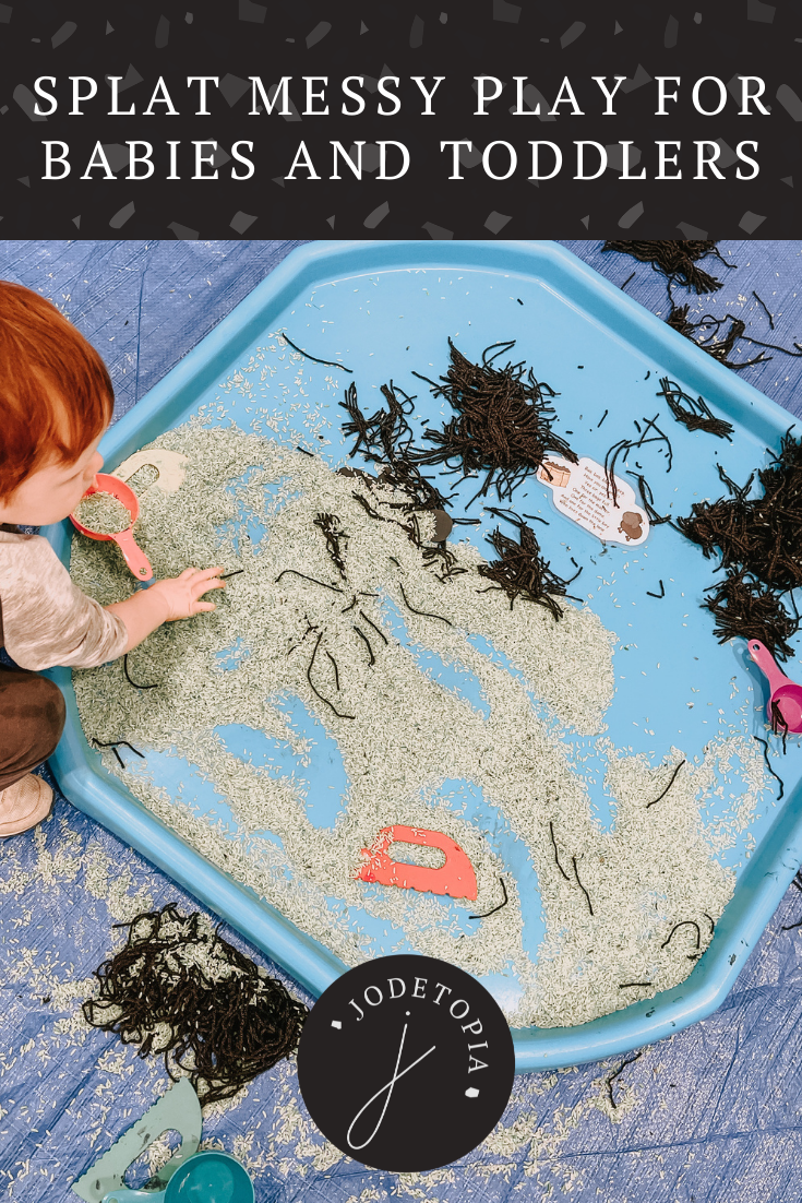 Splat Messy Play in Castle Hill Pinterest Graphic