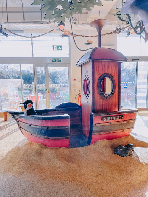 Boat on the beach, Discover Children’s Story Centre review