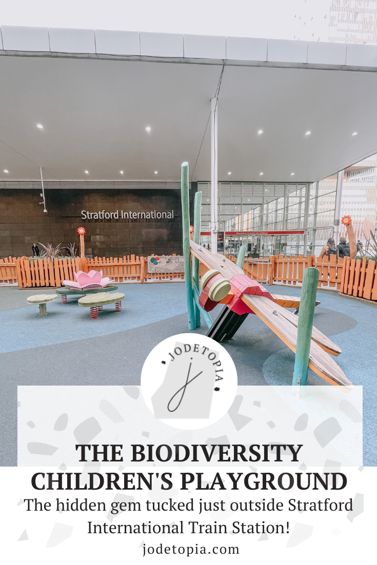 The Biodiversity Playground children's park, Stratford International Train Station