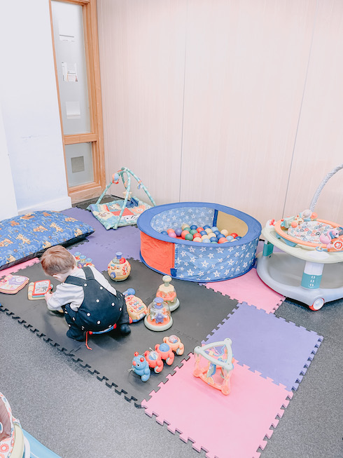 Baby area at Toe Rags playgroup in dartford