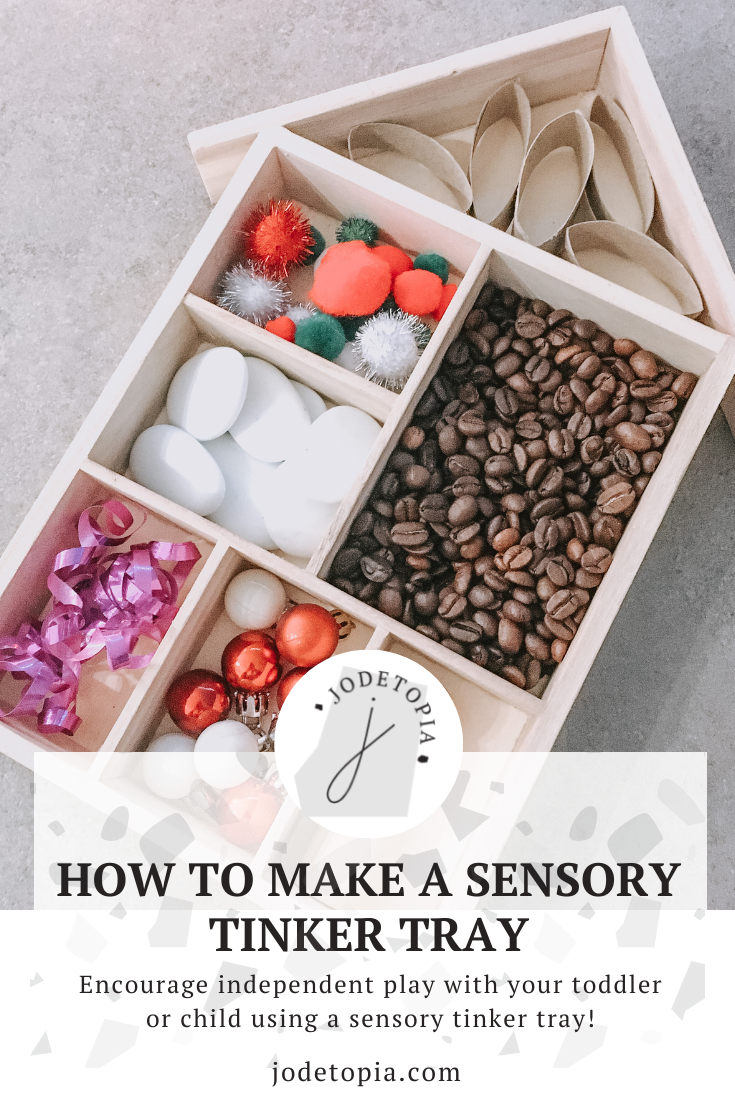 How to make a sensory tinker tray